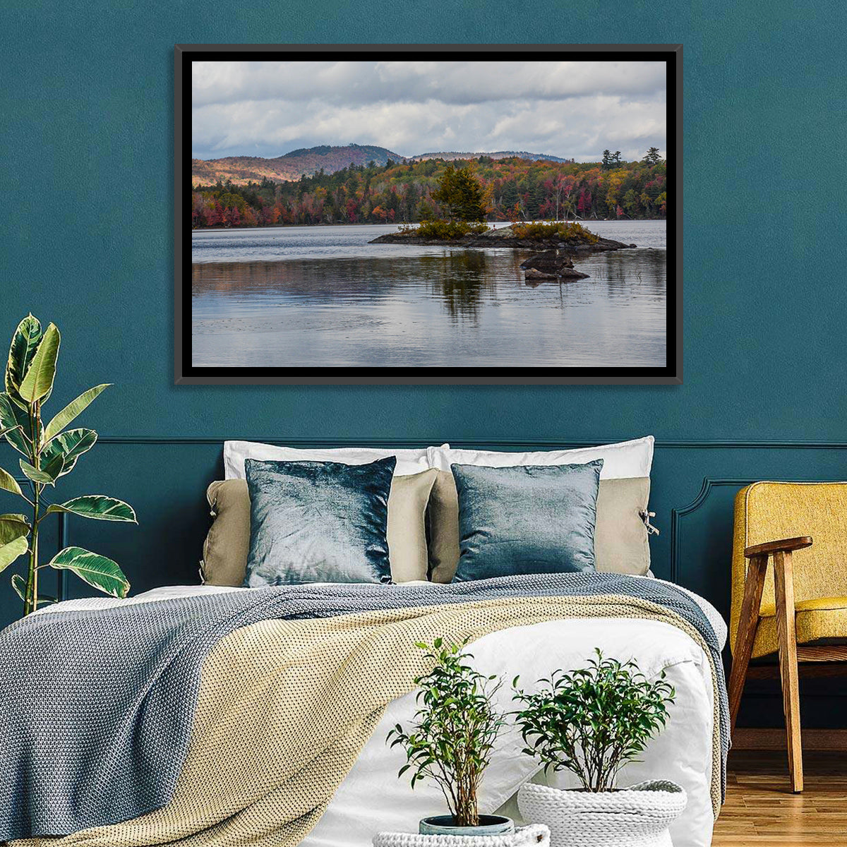 Lake Umbagog Autumn Reflection Wall Art
