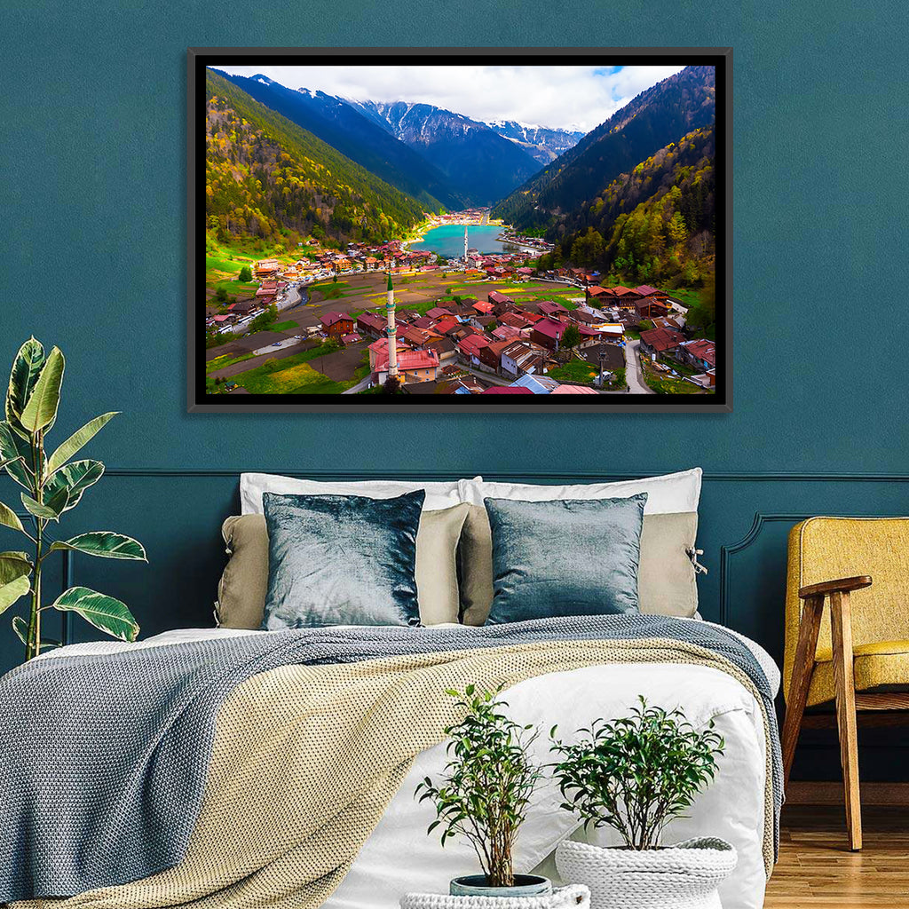 Uzungöl Village Overlook Wall Art