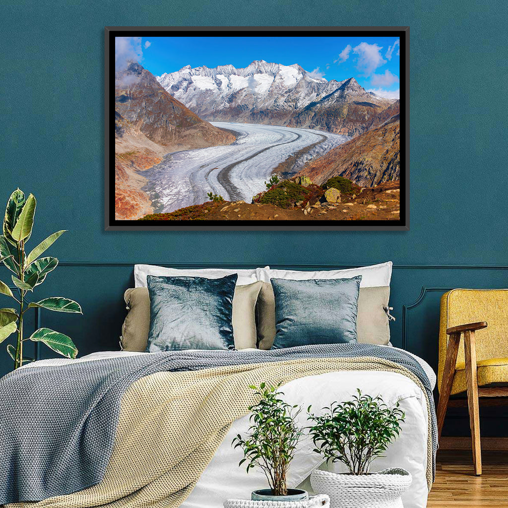 Aletsch Glacier Valley Wall Art
