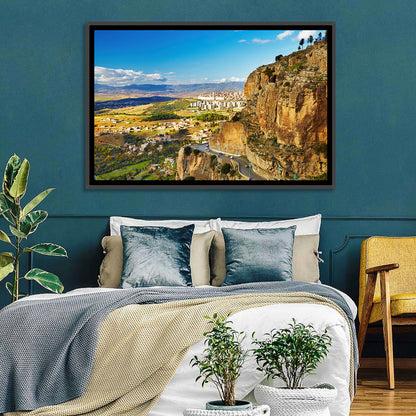 Constantine Cliffside at Golden Hour Wall Art