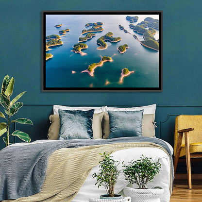 Qiandao Lake Aerial View Wall Art