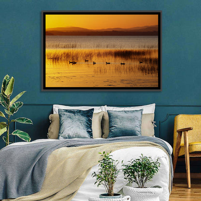 Lake Champlain Golden Sunrise Wall Art