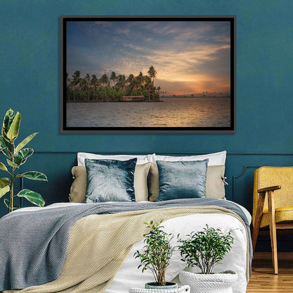 Vembanad Lake Sunset Wall Art