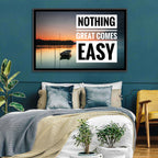 Nothing Great Comes Easy, Boat at Sunrise Wall Art
