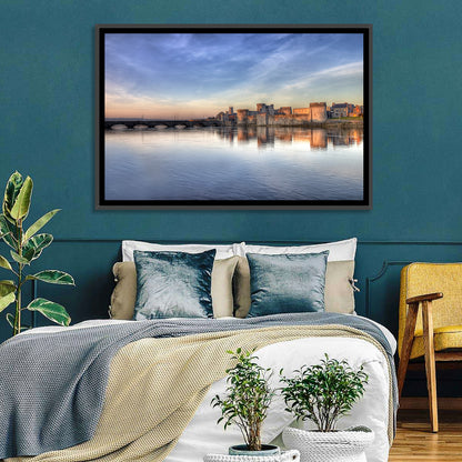 King John's Castle at Sunset Wall Art