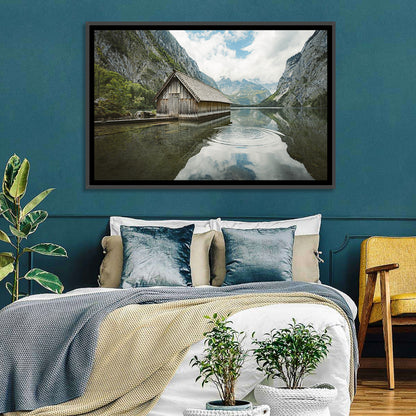 Königssee Boathouse at Obersee Wall Art
