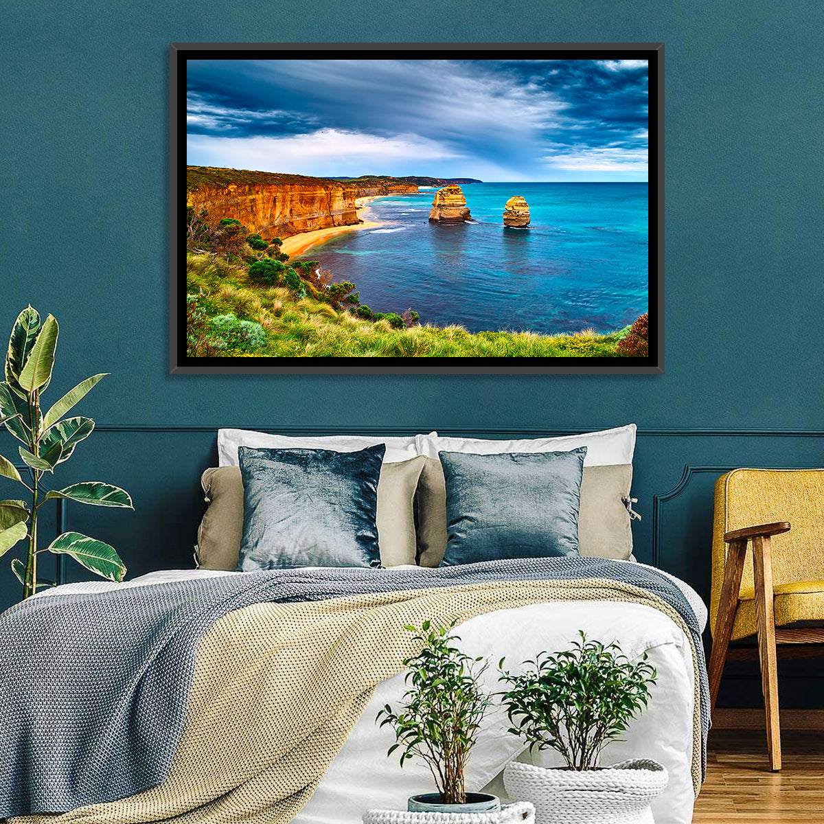 Twelve Apostles at Port Campbell Wall Art in a room, landscape