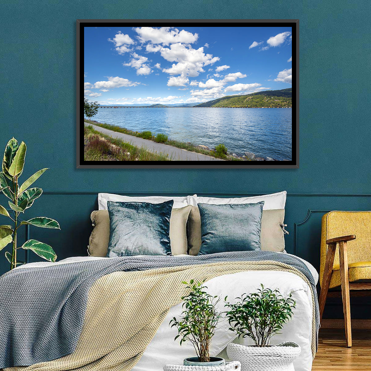 Lake Pend Oreille Bridge View Wall Art