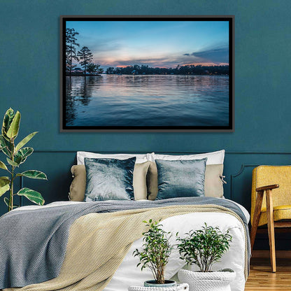 Lake Wateree Twilight Reflection Wall Art