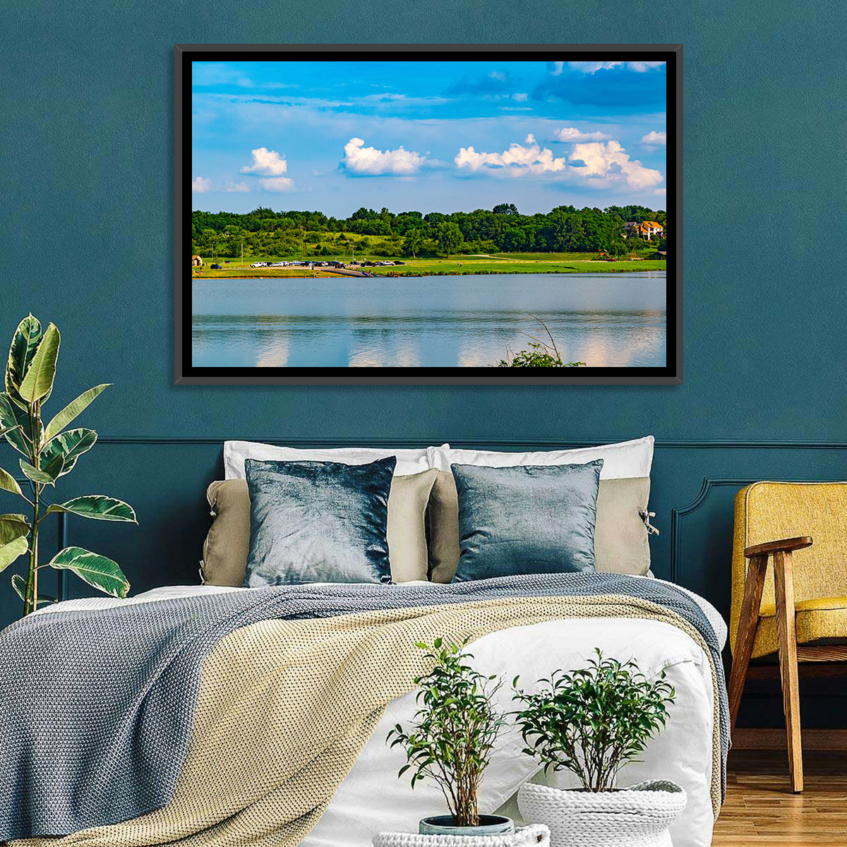 Zorinsky Lake Reflection Wall Art