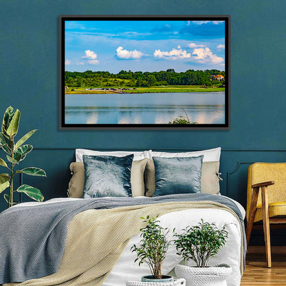 Zorinsky Lake Reflection Wall Art