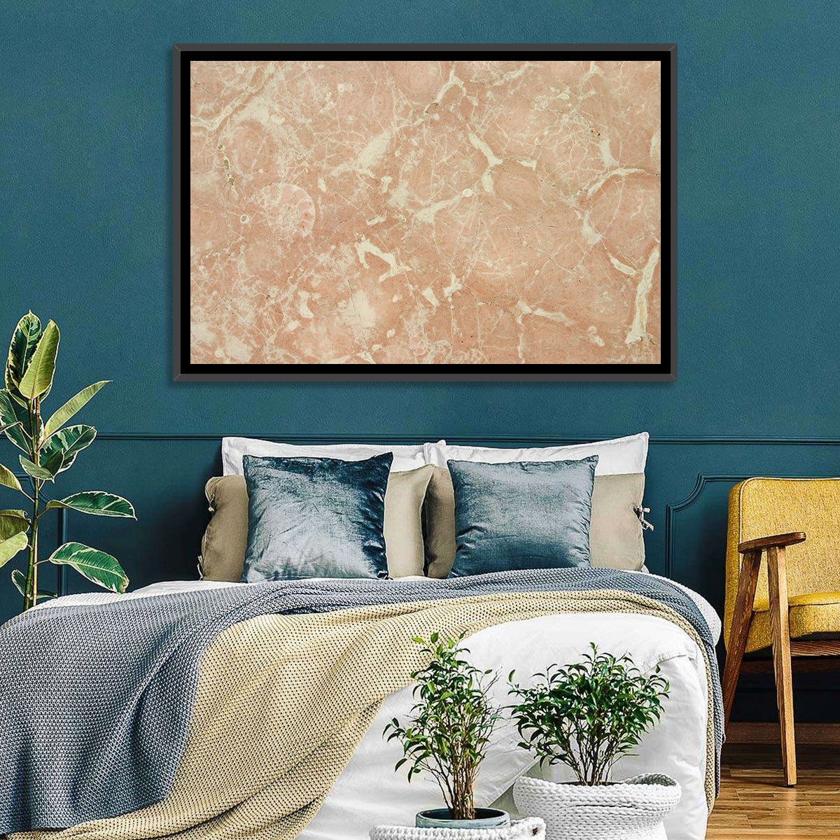 Fossil Veins Marble Study Wall Art