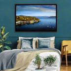 Portree Harbour Colorful Houses Wall Art