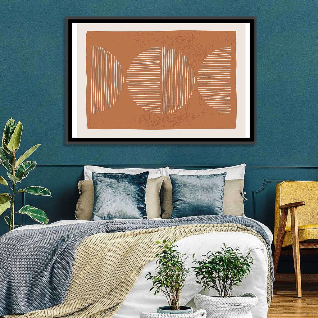 Terracotta Timelapse Circles Wall Art