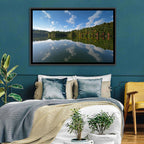 Autumn Reflection at Lake Santeetlah Wall Art