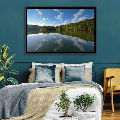 Autumn Reflection at Lake Santeetlah Wall Art