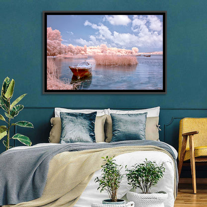 Golyazi Lake Boat Wall Art