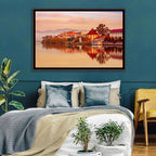Svět Pond, Trebon Sunrise Wall Art