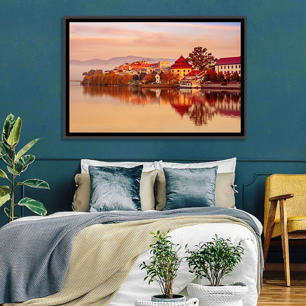 Svět Pond, Trebon Sunrise Wall Art