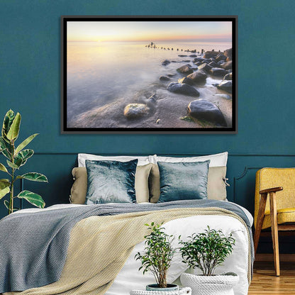 Michigan Shoreline Pilings Wall Art