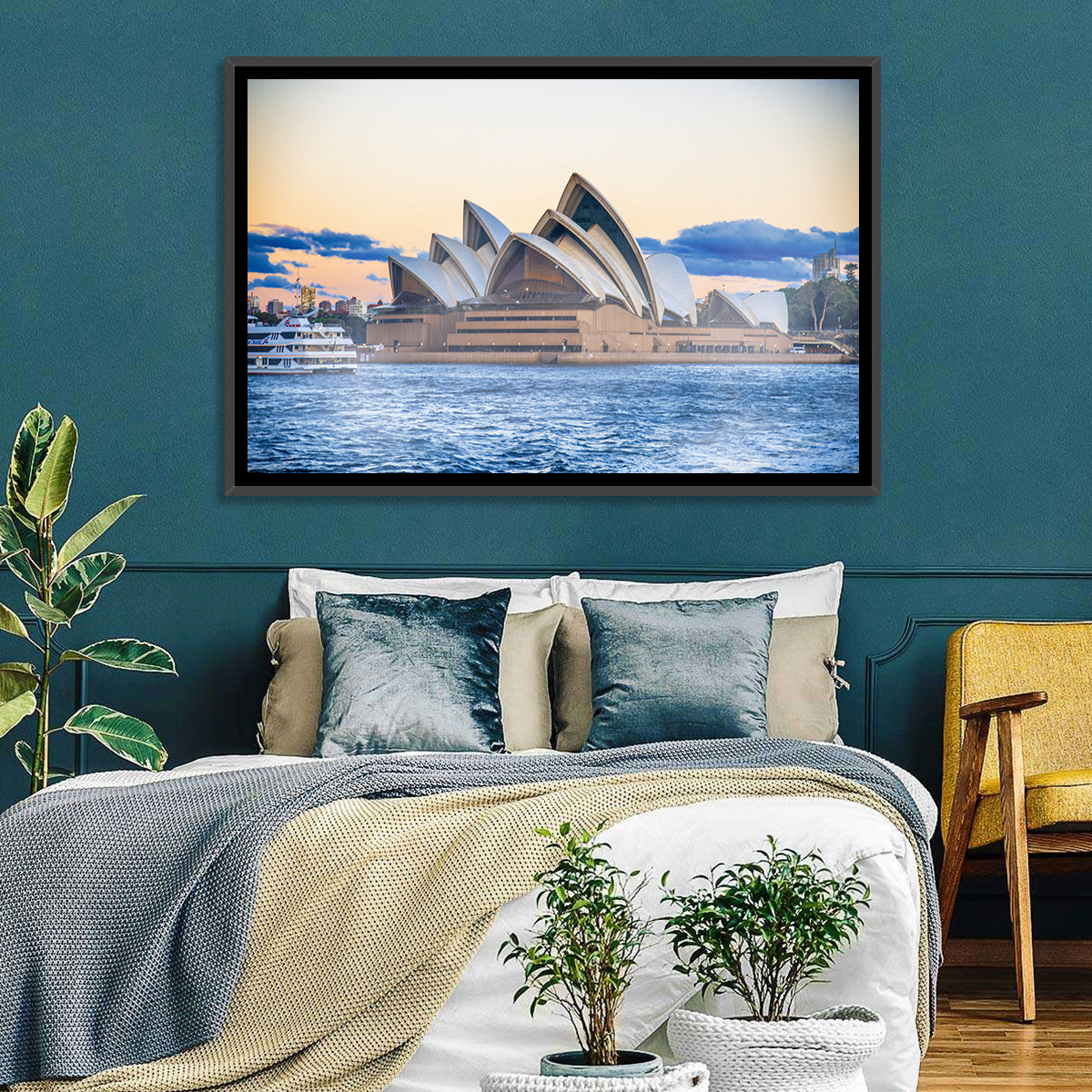 Sydney Opera House at Dusk Wall Art