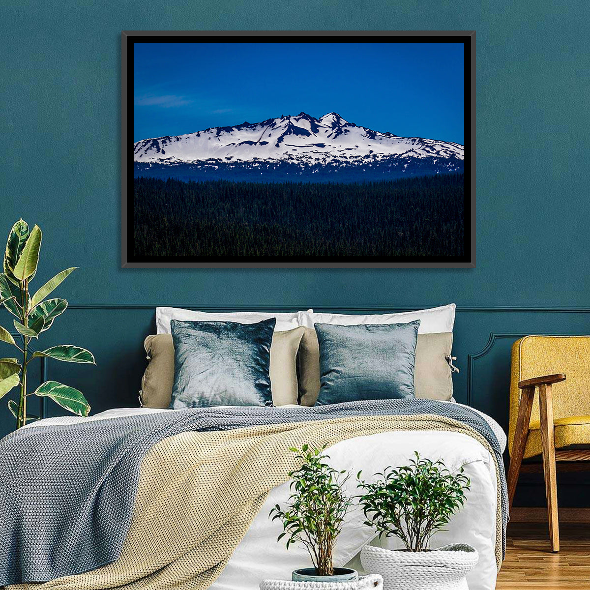 Diamond Peak, Oregon Wall Art in a room, landscape