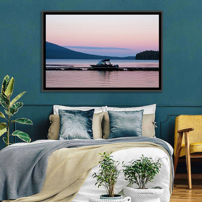 Odell Lake Dock at Twilight Wall Art