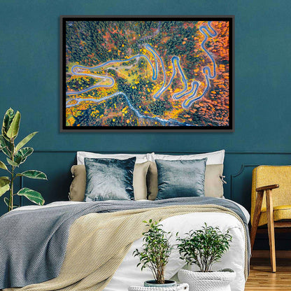 Maloya Pass Aerial View Wall Art