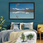 Moon Over Mt Cook and Lake Pukaki Wall Art