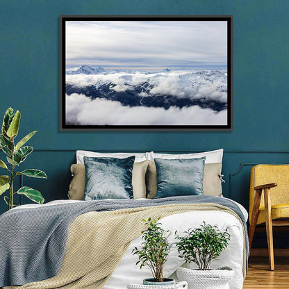 Snow-capped Whistler Peaks Wall Art