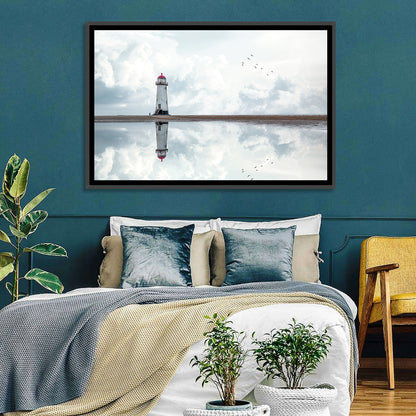 Wales Seashore Lighthouse Wall Art