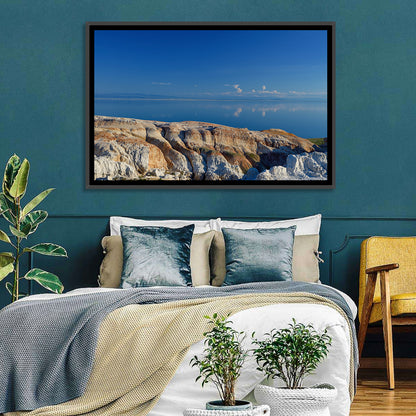 Shekelmes Tract Cliff Over Lake Wall Art