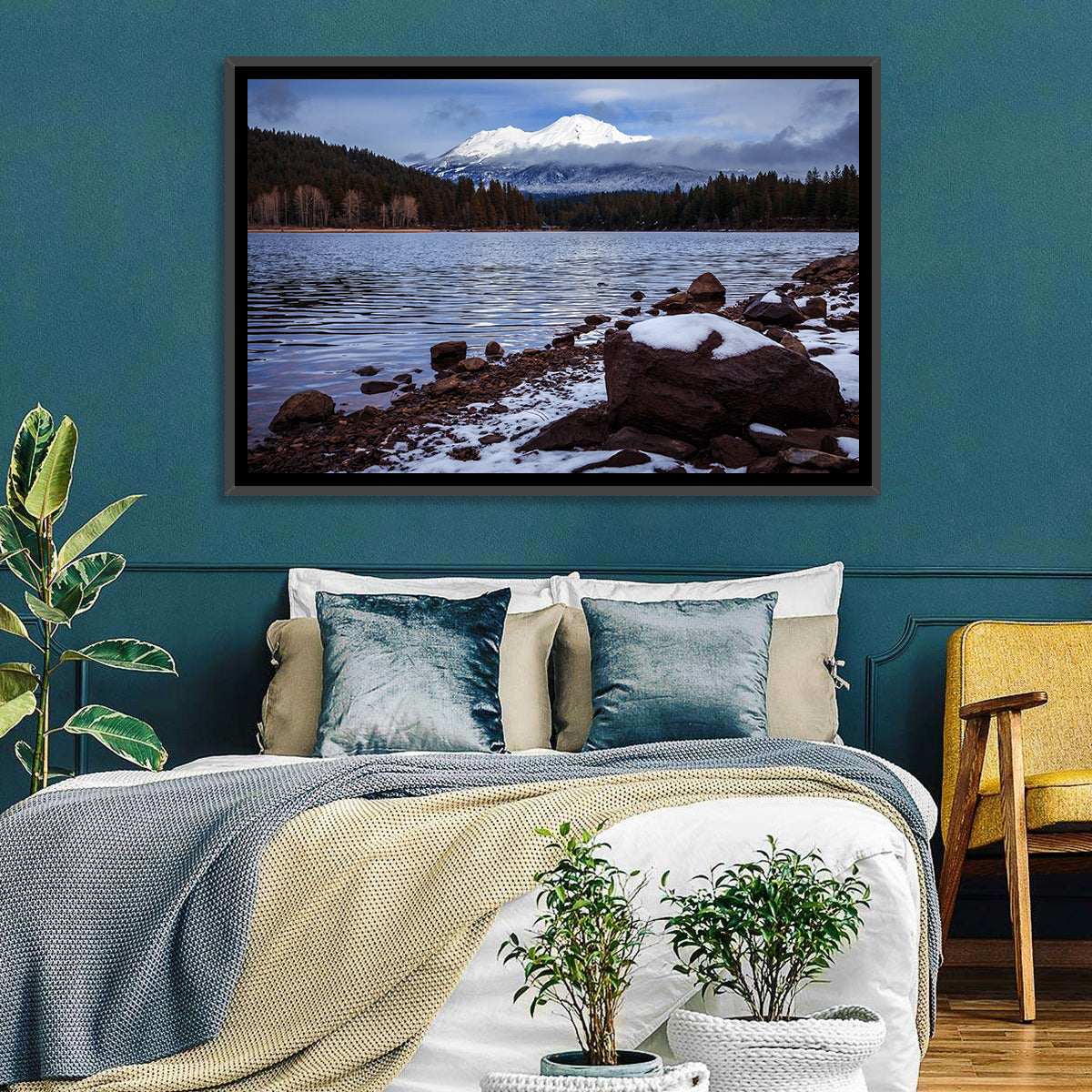 Mount Shasta and Lake Siskiyou Wall Art