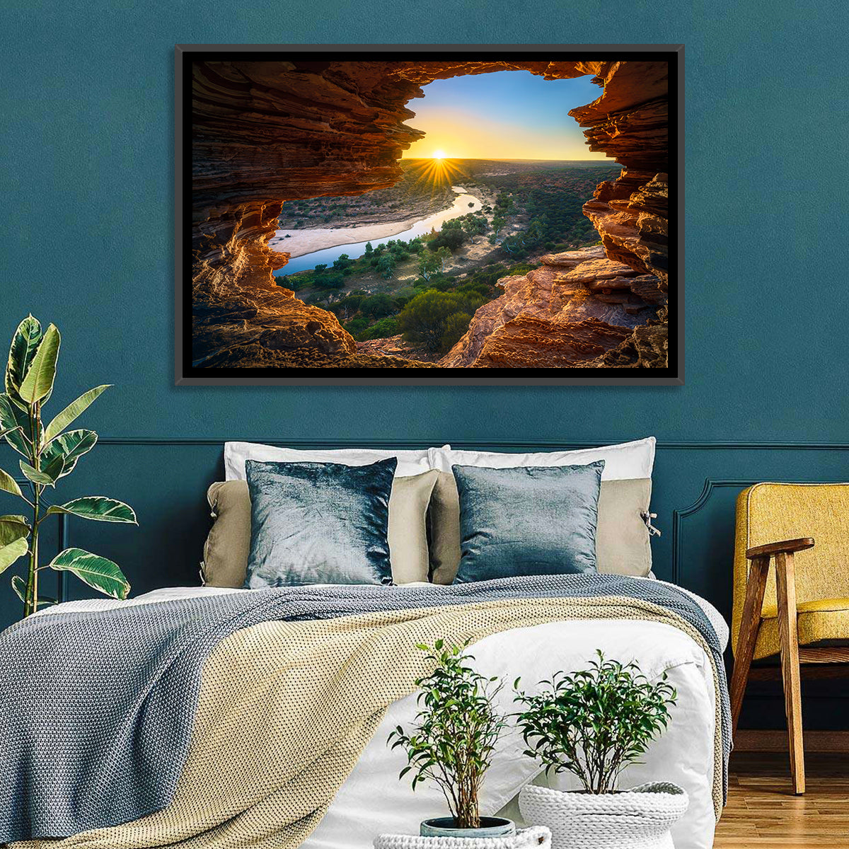 Nature's Window Sunrise, Kalbarri Wall Art