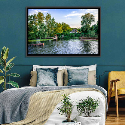Konka River Golden Hour Wall Art