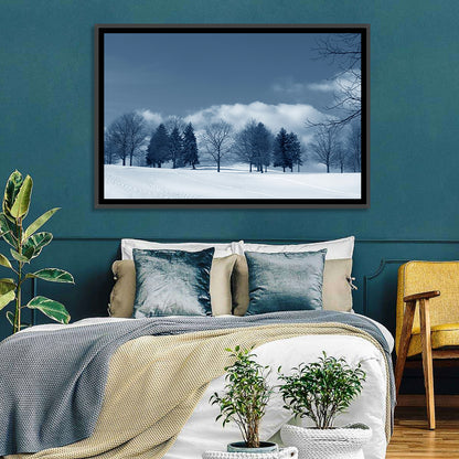 Snowy Winter Land Wall Art