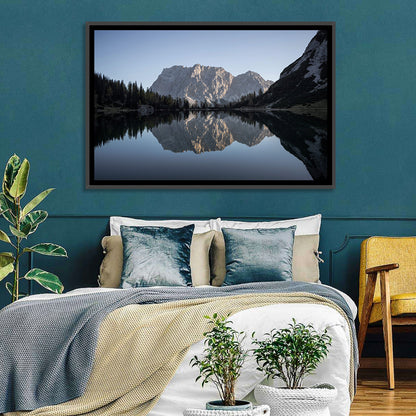 Zugspitze from Lake Seebensee Wall Art