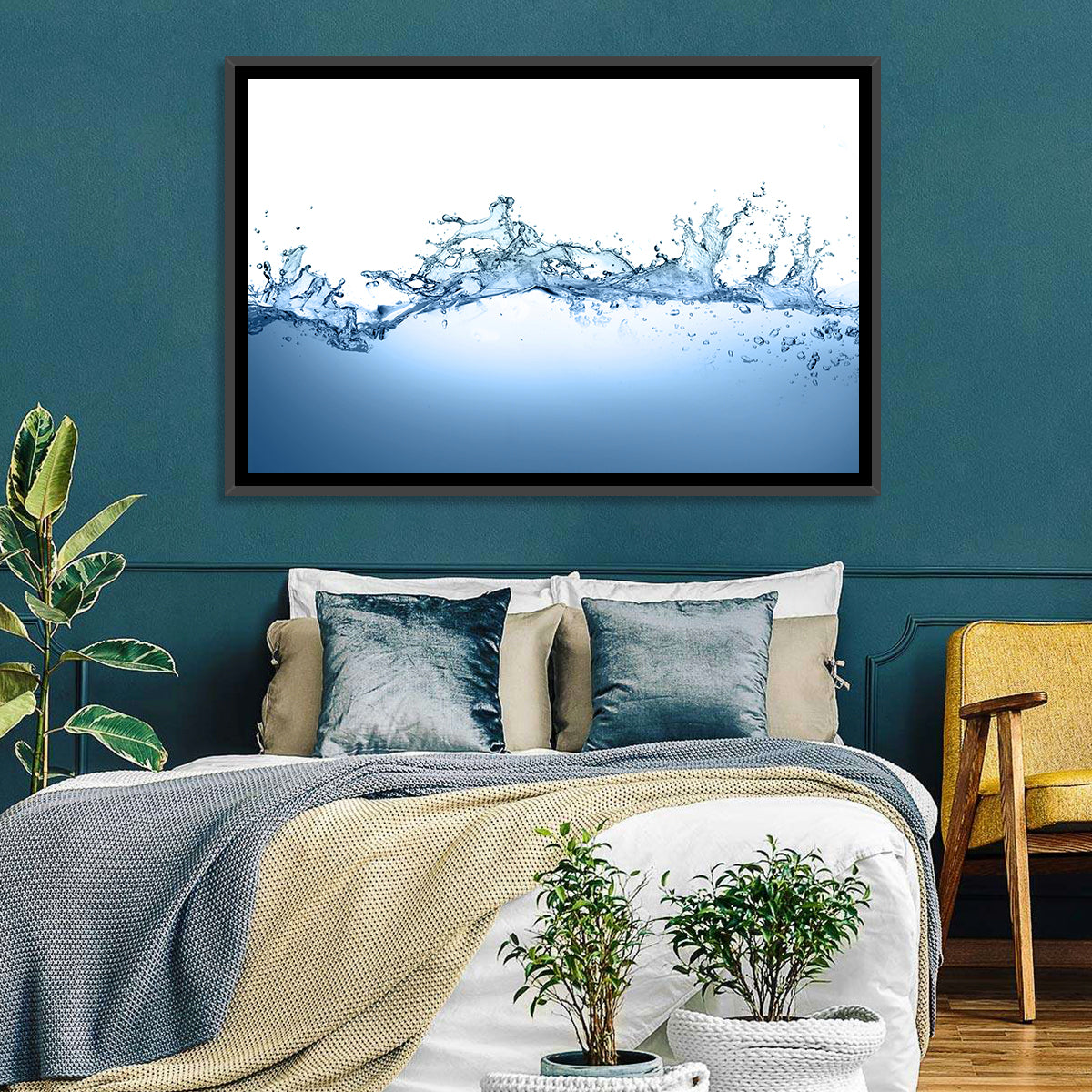 Fresh Water Splash Wall Art