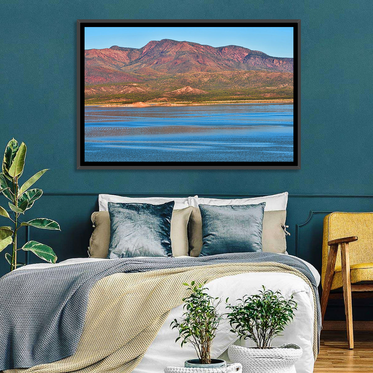 Blue Roosevelt Lake Vista Wall Art