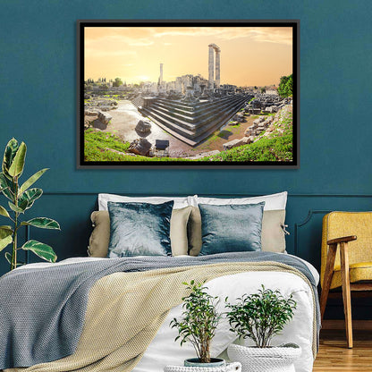 Temple of Apollo at Didyma at Golden Hour Wall Art