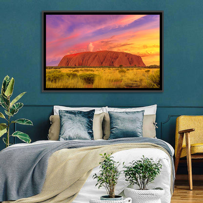 Uluru Golden Hour Sunset Wall Art