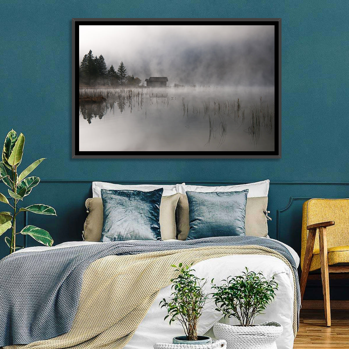 Ferchensee Morning Mist Wall Art