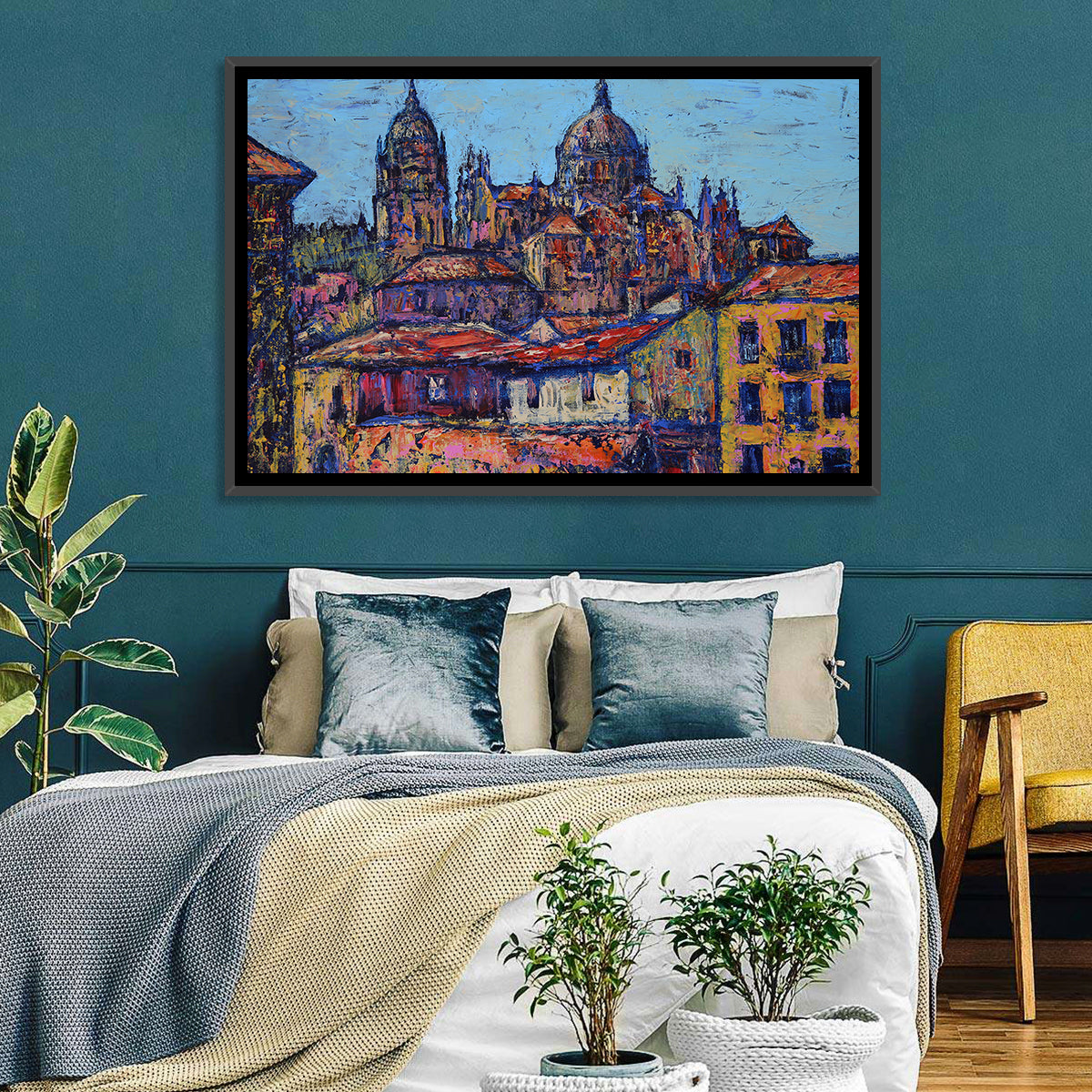 Salamanca Cathedral Rooftops Wall Art