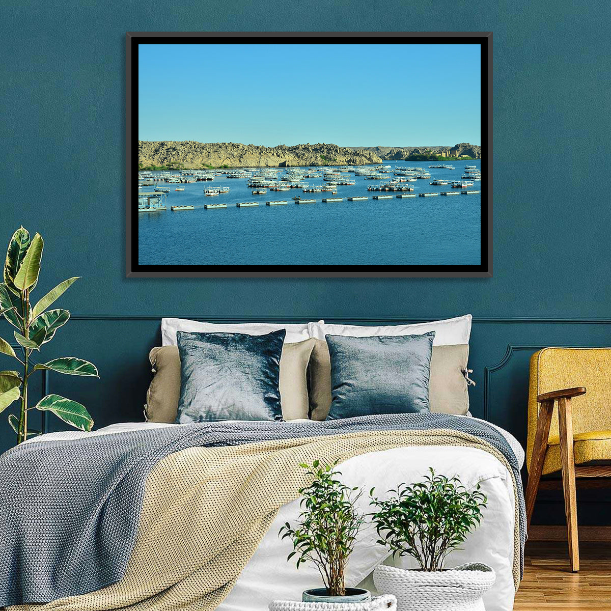 Philae Harbor, Lake Nasser Wall Art
