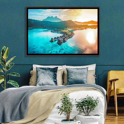 Bora Bora Overwater Bungalows Wall Art