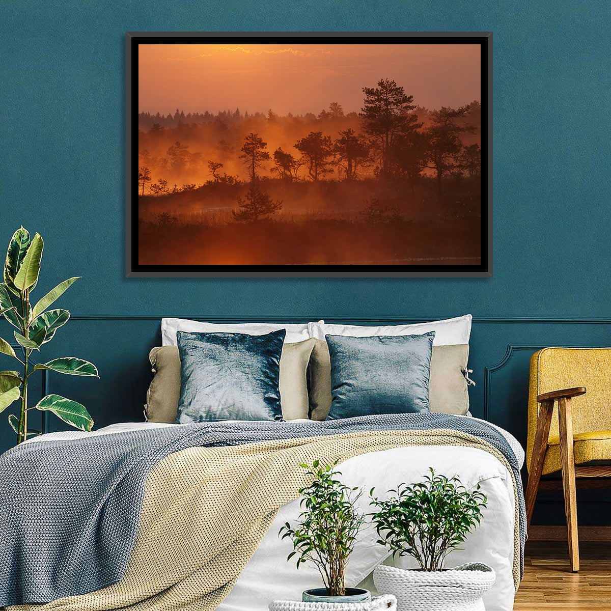 Kakerdaja Bog at Sunrise Wall Art