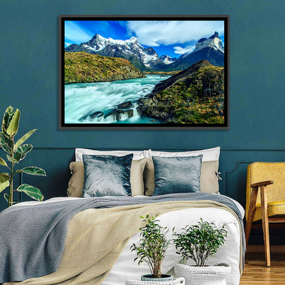 Torres Del Paine Glacier Stream Wall Art