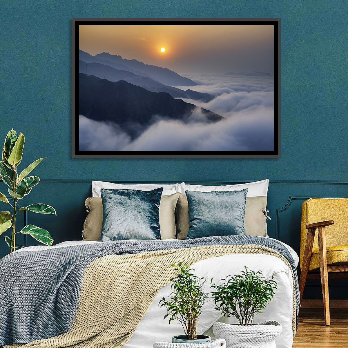 Ta Xua Range at Golden Dawn Wall Art