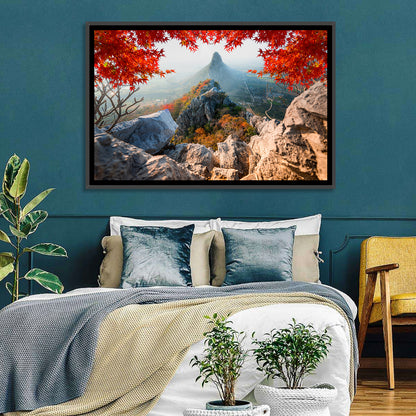 Khao Nor Maple Framed Peak Wall Art