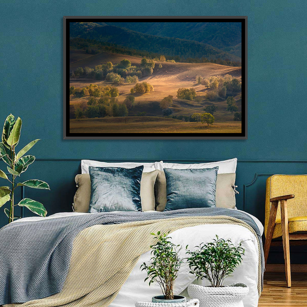 Bashang Plateau Golden Hour Wall Art